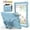 Lightblue, variant on for iPad 9th Gen 2021/8th Gen 2020/7th Gen 2019 Case with Crossbody Strap, Butterfly Stand Cute Kids Friendly Shockproof Protective Heavy Duty Case Cover for iPad 10.2 Inch - Black