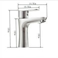thumbnail image 5 of Sink Faucet, Stainless Steel Faucet, Black, 5 of 5
