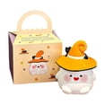 thumbnail image 2 of HomeKingdee Halloween Gifts, Ghost Ceramic Coffee Mug, Cute Ghost Mug with Witch Hat Lid, Novelty Halloween Ceramic Tea Cup Halloween and Christmas, 2 of 6