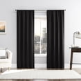 thumbnail image 2 of Sun Zero Laredo 2-Pack 100% Blackout Rod Pocket Window Curtains Panel Pair, 2 of 7