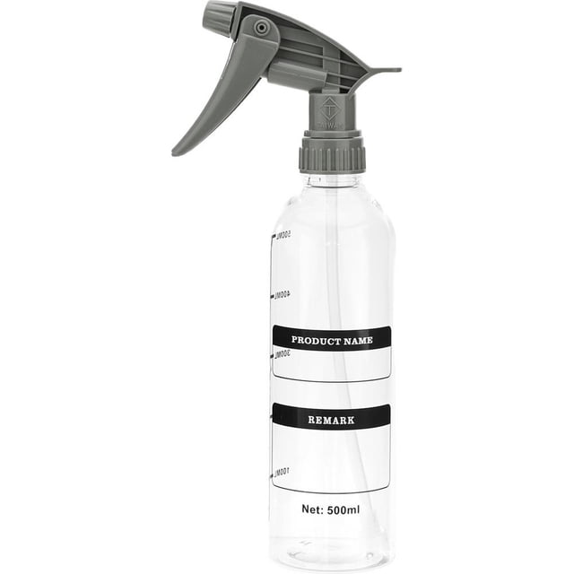 500ml Transparent Adjustable Spray Bottle, Car Detailing Sprayer, Multipurpose Cleaning Tool for Auto Home & Garage