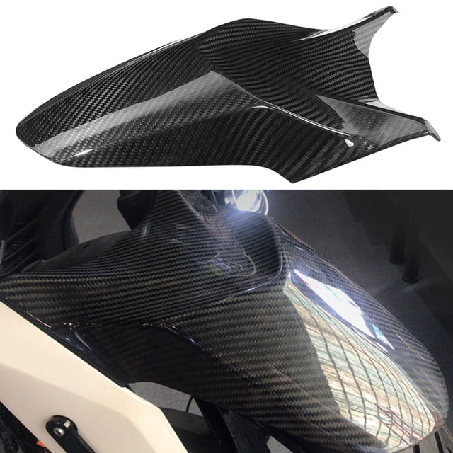 Cubierta De Aleta De Barro Embellecedor De Guardabarros Cubierta De Aleta De Barro Delantera Cubierta De Aletas De Barro De Neumático Delantero De Fibra De Carbono Decoración ANGGREK Front Mud Flap Cover