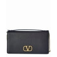 thumbnail image 2 of Valentino VLogo Leather Wallet On Chain, Black, 2 of 5
