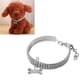 thumbnail image 2 of BRIGHTFUFU Collar de perro de diamantes de imitación de 1 pieza, cadena de cuello de gato elástica creativa con encanto para mascota, cachorro, gatito (tamaño blanco M 25 CM + 5 CM), 2 of 7