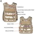 thumbnail image 6 of PULLIMORE Mini Tactical Beer Vest Beer Bottle Decorative Cover Cool Military Beverage Can Holder for 12oz or 16oz Cans or Bottles with Adjustable Shoulder Straps, 6 of 9