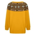 thumbnail image 3 of TINZ Cardigan Veste Style Ethnique Imprimé pour Femmes Veste d'Automne et d'Hiver pour Femmes Long Cardigan Léopard pour Femmes Cardigan à Franges pour Femmes Chandail Cardigan, 3 of 4