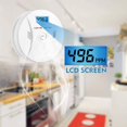 thumbnail image 4 of Alarma de monóxido de carbono con pantalla LCD Detector de CO Alarma fuerte de 85 dB Sensor de monóxido de carbono Funciona con pilas, 4 of 5