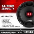 thumbnail image 6 of 4 DS18 PRO-X6.4BM 500W Max 6.5" Midrange Speakers Loudspeaker With Bullet 4 Ohm, 6 of 6
