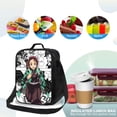 thumbnail image 6 of My Hero Academy Lunch Bag Anime Lunch Tote Bag Reusable Insulated Lunch Box Portable Lunch Bento Box For College Work Office Picnic 10.5*8*4.5 Inch, 6 of 8