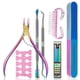 thumbnail image 1 of Stainless Steel 7-Piece Professional Nail Care Set - Multi-Function Manicure Tool Set, 1 of 5
