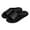 02_Black, variant on GPOECD Men's Comfortable Summer Slippers Breathable Soft Flat Sandals for Indoor Outdoor Home Beach Wear Lightweight Casual Footwear 02_Black,7.5
