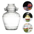 thumbnail image 2 of Shisuyan Pot de Fermentation Cornichon Légume Réservoir de Fermentation Fermentation Cornichon Contenant Transparent, 2 of 9