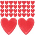 thumbnail image 2 of juego de mosaicos de cerámica con forma de corazón y parte trasera plana para manualidades., 2 of 7
