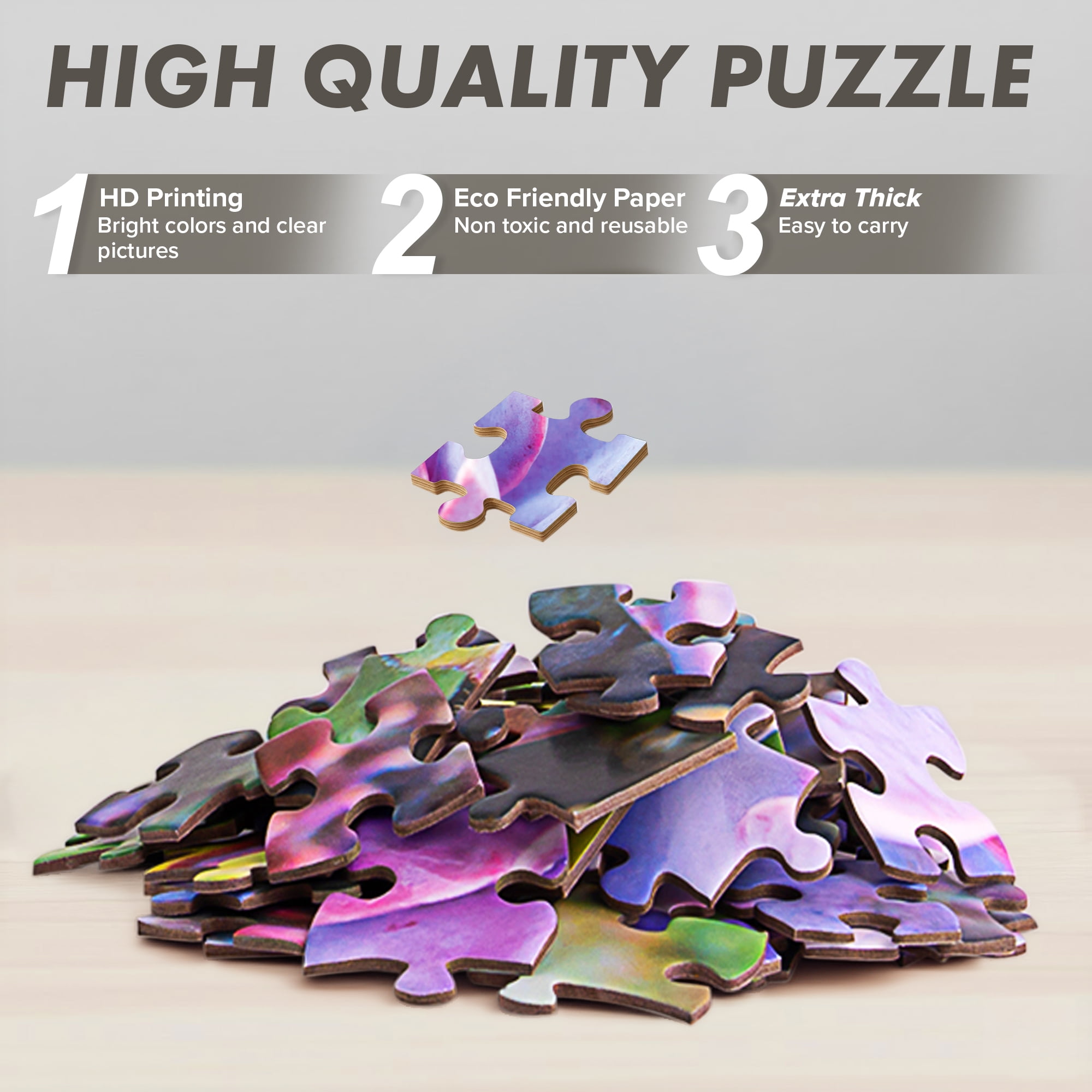 Succulent Pink Sky Puzzle 300 Piece Cylinder Box Gift Jigsaw