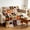Multicolor, variant on Halloween Blanket Soft Flannel Fleece Throw Blanket -39.4x27.6x0.2in Halloween Theme Pattern Decoration Blanket for Bedroom Living Rooms Couch Sofa Bed Home Decor