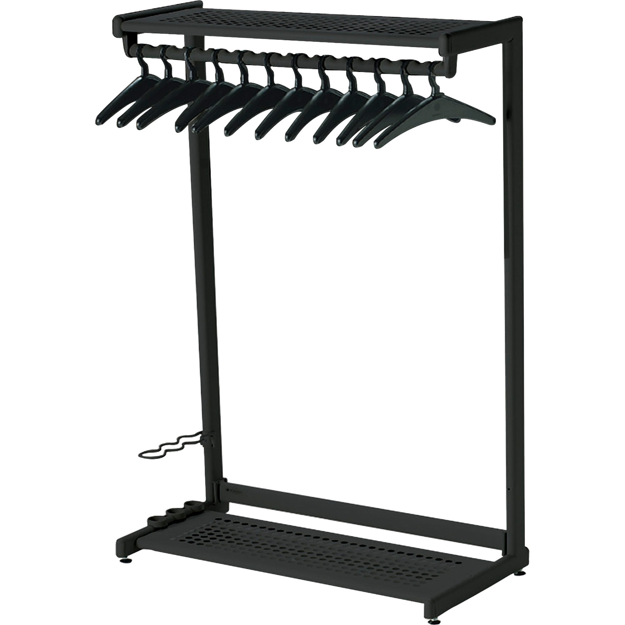 Quartet, TwoShelf Garment Rack, 1 Each, Black