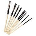 thumbnail image 1 of Acrylic Paint Brushes, Wooden Barrel Strong Water Absorption Handcrafted Acrylic Brushes  For Model For Beginners, 1 of 8