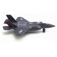 thumbnail image 3 of Simución de aleación de fundición a arrojar hacia atrás luz sonido Airline Fighter modelo de soporte Negro CUTICAT Modelos de aviones en miniatura, 3 of 7