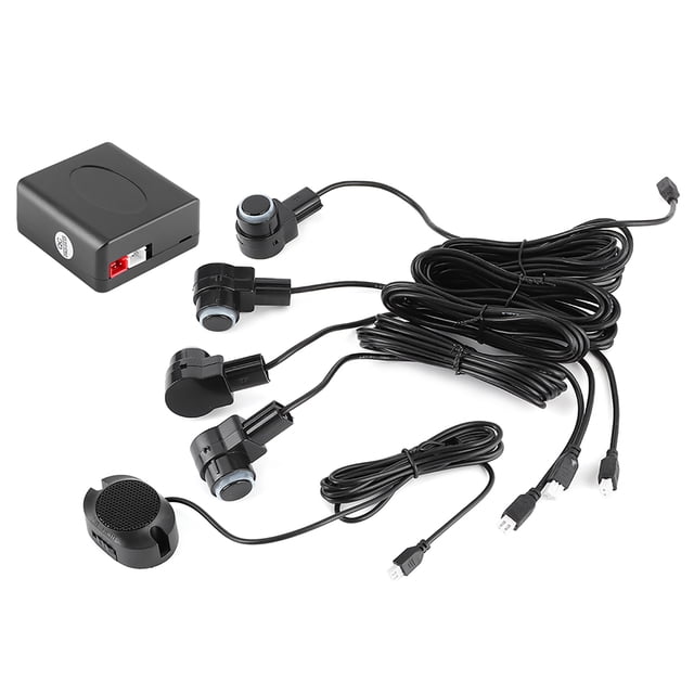 Kit de alarma de marcha atrás, sistema de asistencia de estacionamiento inteligente, monitor de respaldo con radar de marcha atrás, ultra sensible