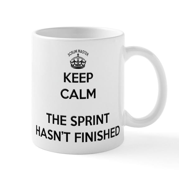 CafePress - Scrum Master Sprint Mugs - 11 oz Ceramic Mug - Novelty Coffee Tea Cup