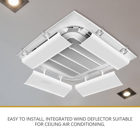 STOBOK Central Air Vent Deflector White for Enhanced Airflow and Comfort At Home