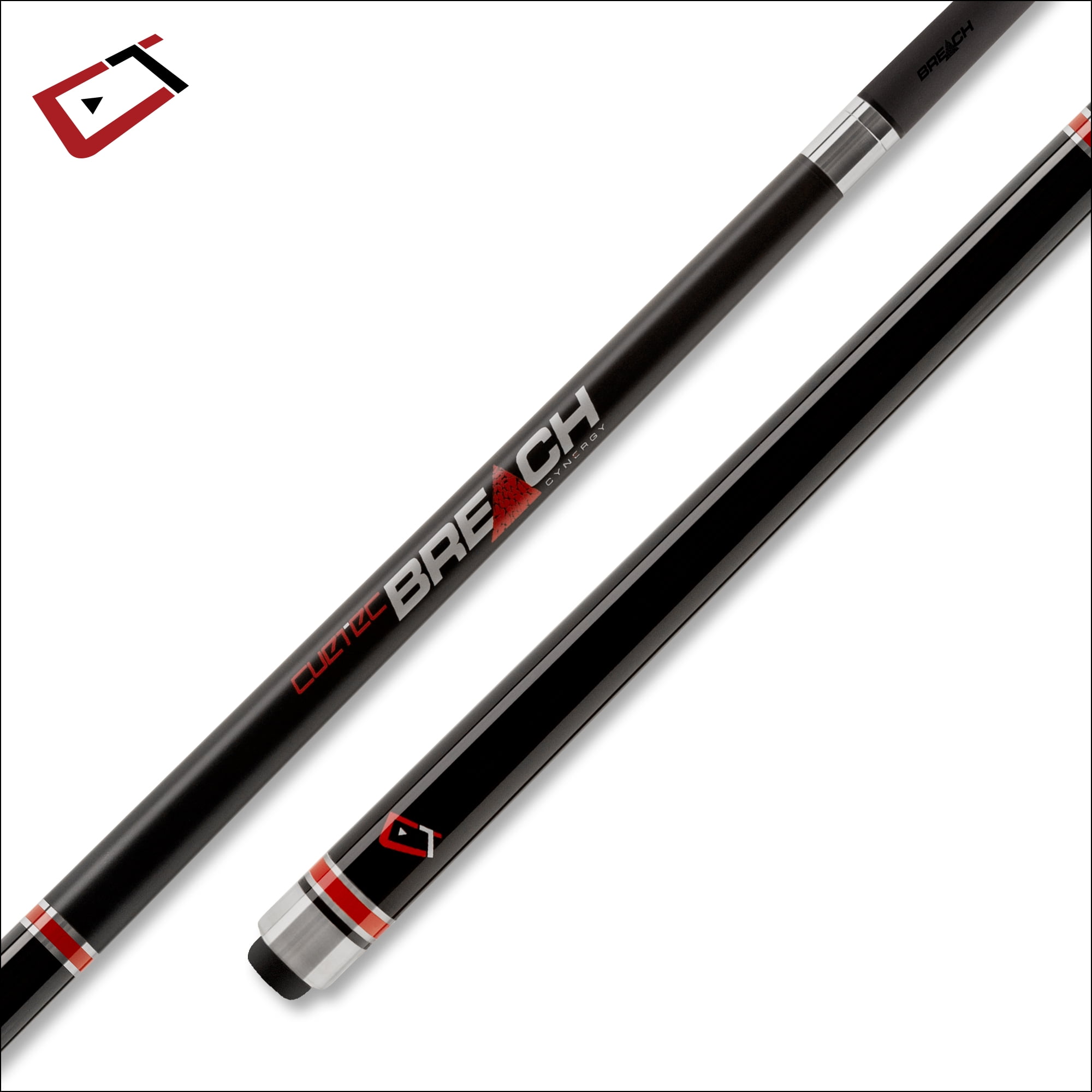Cuetec 13945 Breach Break Cue Carbon Fiber Shaft Black Taom 2.0