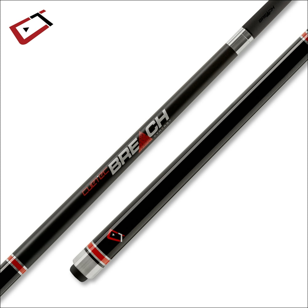 Cuetec 13945 Breach Break Cue Carbon Fiber Shaft Black Taom 2.0