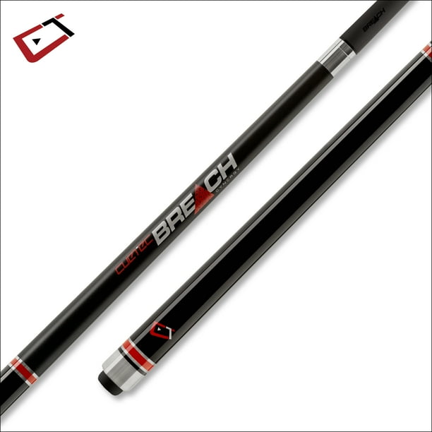 Cuetec 13-945 Breach Break Cue - Carbon Fiber Shaft - Black - Taom 2.0 