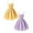 Z01-Yellow 1PCS & Purple 1PCS, variant on Kids Dresses,Girls Summer Dress Sleeveless Casual for Kids,Size 9 Years