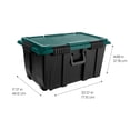 thumbnail image 5 of Remington® 20 Gal. Airtight Footlocker, Weathertight Storage Bins with Lids,Heavy Duty Containers 2 PK, 5 of 7