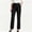 Black, variant on Women Mid Rise Straight Leg Business Dress Pants Sevevn Classic Tailored Full Length Work Trousers With Functional Pockets,For Office Attire Business Meetings And Professional Occasions