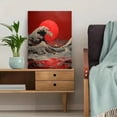 thumbnail image 5 of Qisvanset 12x16 Inch Sunset Field Wildflower Canvas Print Wall Art, 5 of 5