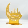 thumbnail image 4 of Crescent star acrylic mirror table three-dimensional holiday decoration, 4 of 4