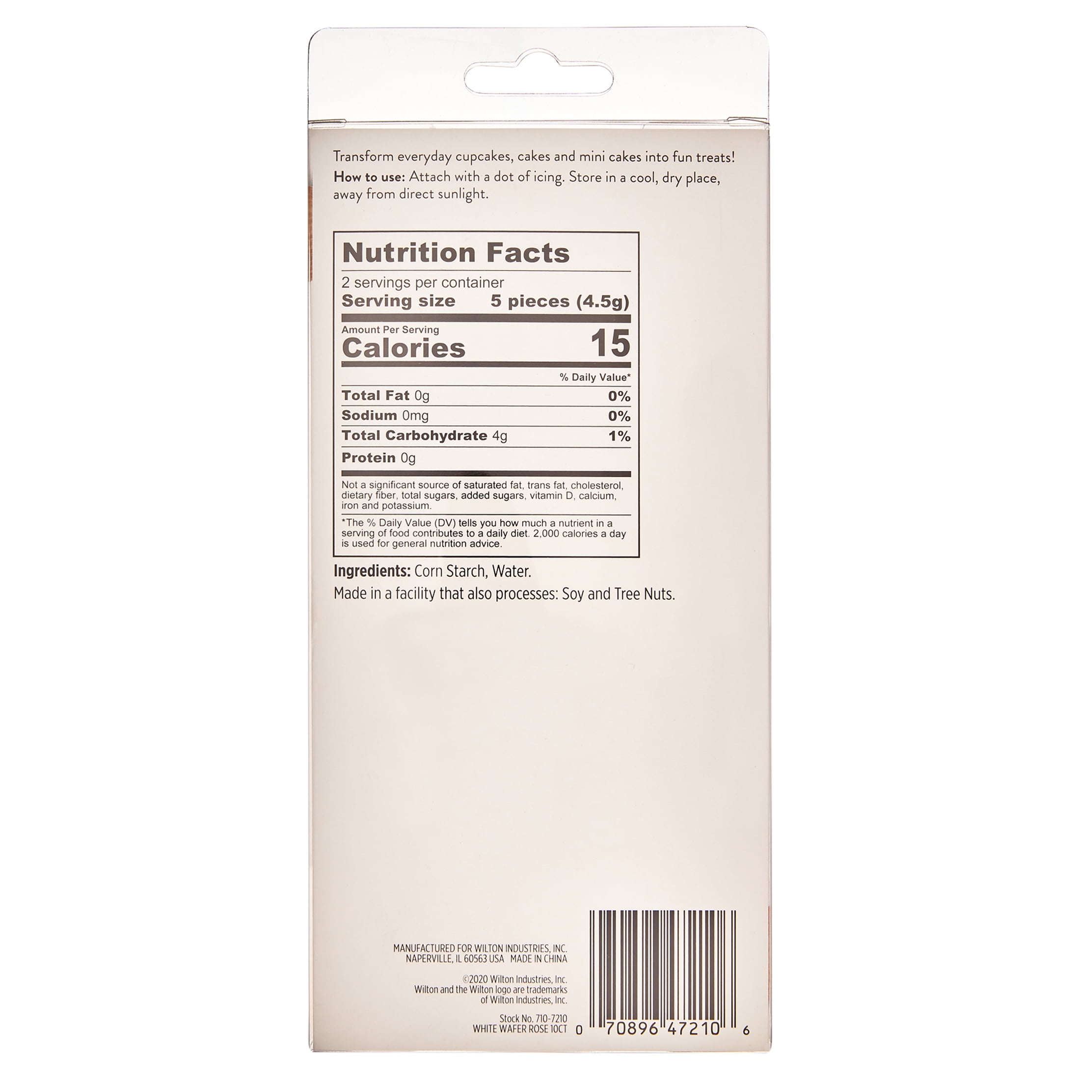 Wilton Rose Edible Wafer Decorations, 10-Count
