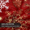 thumbnail image 6 of Christmas Tablecloth,Round Table Clothes 60 Inch,Xmas Red Gold Snowflake Tablecloth Waterproof Polyester Winter Holiday Tablecloth for Home Rustic Farmhouse Dining Table Decorations, 6 of 6
