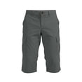 thumbnail image 2 of Xuniizn Mens Cargo Shorts Below the Knee Zipper Button Closure Hiking Cargo Pants with Pockets Casual Straight Work Pants for Men, 2 of 9