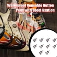 thumbnail image 2 of Kearding 10Pcs/Lots Guitar Strap Locks Wear-resistant End Tail Lock Bass Classical Nail Button Guitar Anti-skidding Pegs Electric Type3, 2 of 6