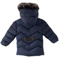 thumbnail image 5 of Teen Boys Ski Jacket Parka Size 5-13Y Winter Fleece Lined Hooded Warm Padded Coat Thicken Outerwear Long Coat Clothes Outdoor Navy 12-13Years, 5 of 5