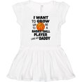 thumbnail image 3 of Inktastic I Want To Grow up To Be A Basketball Player Like My Daddy Girls Baby Dress, 3 of 5