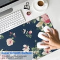 thumbnail image 4 of Long Mouse Pads for Desk,Pioneer Flower Floral Print Pattern Desk Mats on Top Of Desks, Desk Mouse Pad Extra Large with 3mm Non-Slip Base and Stitched Edge for Gaming,Office,Work,Home 31.5"x11.8", 4 of 6