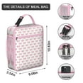 thumbnail image 3 of Pig Insulated Lunch Box Men Reusable Lunch Tote Bag with Front Pocket Lunchbox Office Beach, 3 of 6