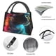 thumbnail image 4 of Balery Neon Spectrum Cat Portrait Bolsa de Aislamiento Portátil – Bolsa de Almuerzo con Forro de Aluminio Mejorado, Funda Impermeable y Fácil de Limpiar para Picnic y Caja de Almuerzo, 4 of 6