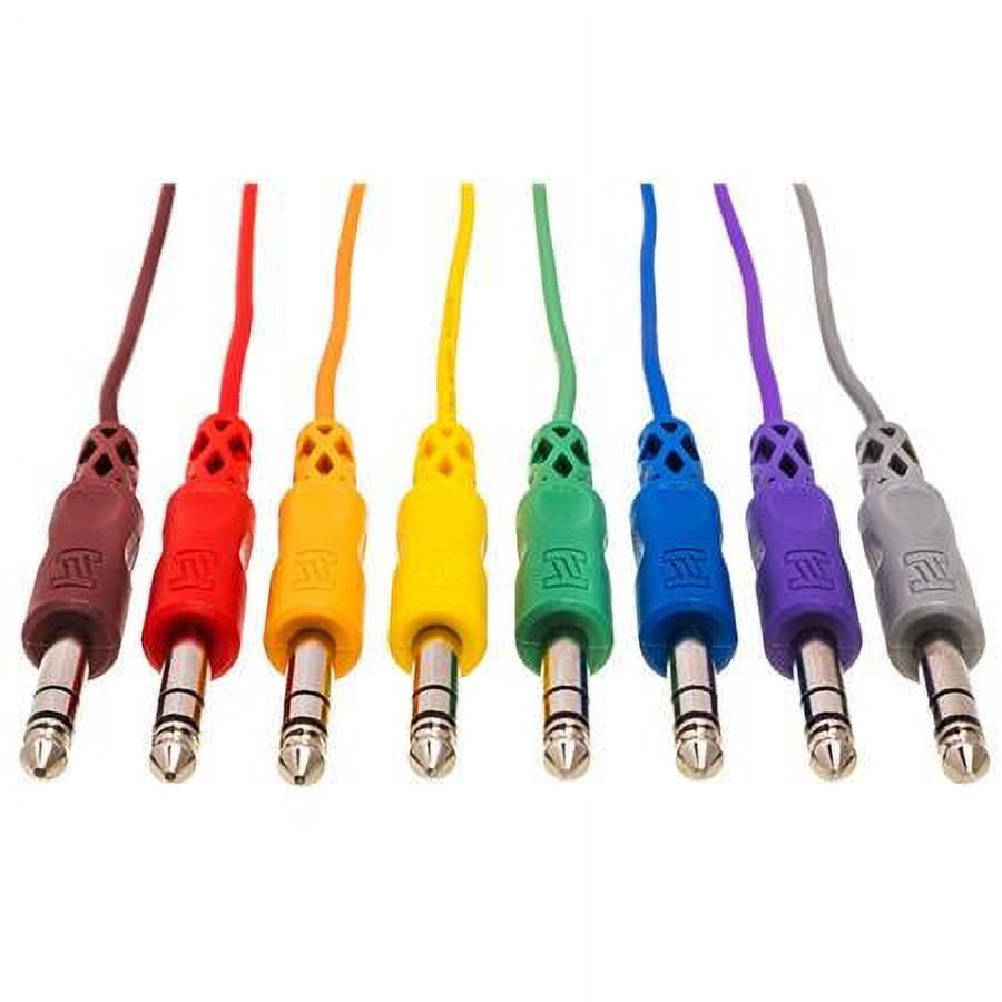 CSS800 TRS Patch Cables (Pack of 8) (1 ft)