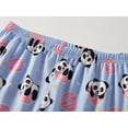 thumbnail image 5 of Beezizac Cute Panda & Donut Pajama Set for Girls Cotton Blend Tee & Pants Set Summer Outfit Nighty Size 8, 5 of 7