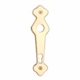 thumbnail image 2 of Renovators Supply Solid Brass Door Back Plate - 7 1/4" X 2 1/4", Oil Rubbed Bronze Finish, Colonial Beaded Design, No Keyhole 2 of 14