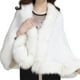 thumbnail image 1 of Sonducket Abrigo para boda, fiesta de noche, suave y flexible, cálido en invierno, chal grueso Abrigos y chamarras blanco, 1 of 6