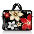 thumbnail image 1 of LSS Sac Pochette pour Ordinateur Portable 15,6 Pouces Étui de Transport en Néoprène Noir Gris Rouge, 1 of 1