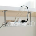 thumbnail image 3 of OUSITAID Storage Shelf Hanging Under Desk Basket Power Strip Stand Holder Cable Organizer, 3 of 8