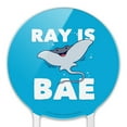 thumbnail image 3 of Acrylic Ray is Bae Funny Humor Cake Topper Party Decoration for Wedding Anniversary Birthday Graduation, 3 of 7