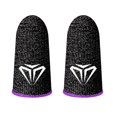 thumbnail image 1 of DQrwqpou 2pcs S02 Finger Cots Cover Game Controller Finger Sleeve para PUBG (Púrpura), 1 of 9